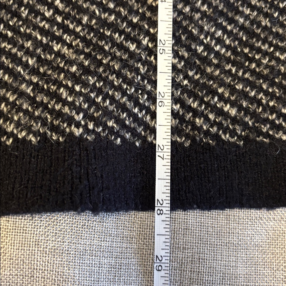 ZARA Poncho with Faux Fur Trim Hood, Sz M. - Picture 16 of 16